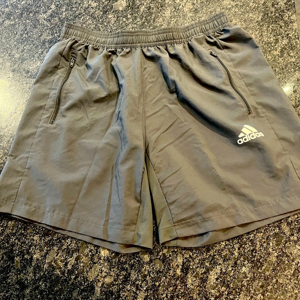 Adidas Primegreen Gray Athletic Shorts